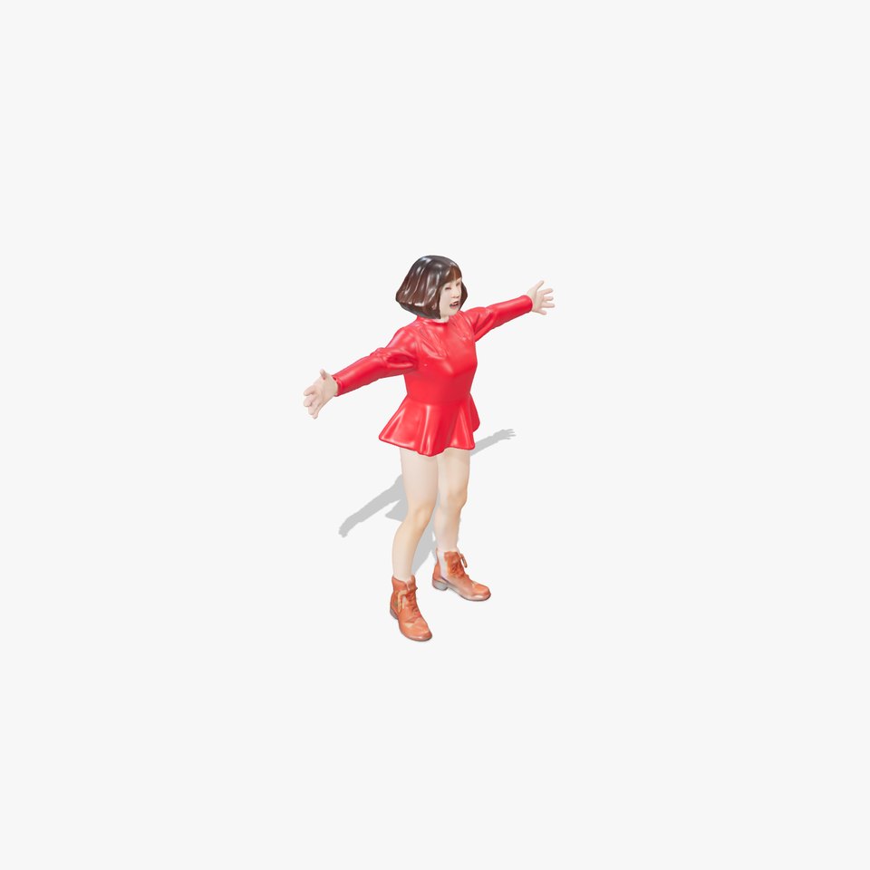 Dynamic Pose Child Outfit model pack